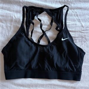 Nike Women's Strappy Black Sports Bra